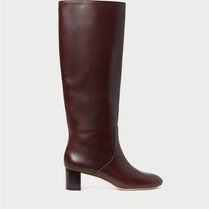 NEW Loeffler Randall Gia Espresso Leather Tall Boot, Size 8